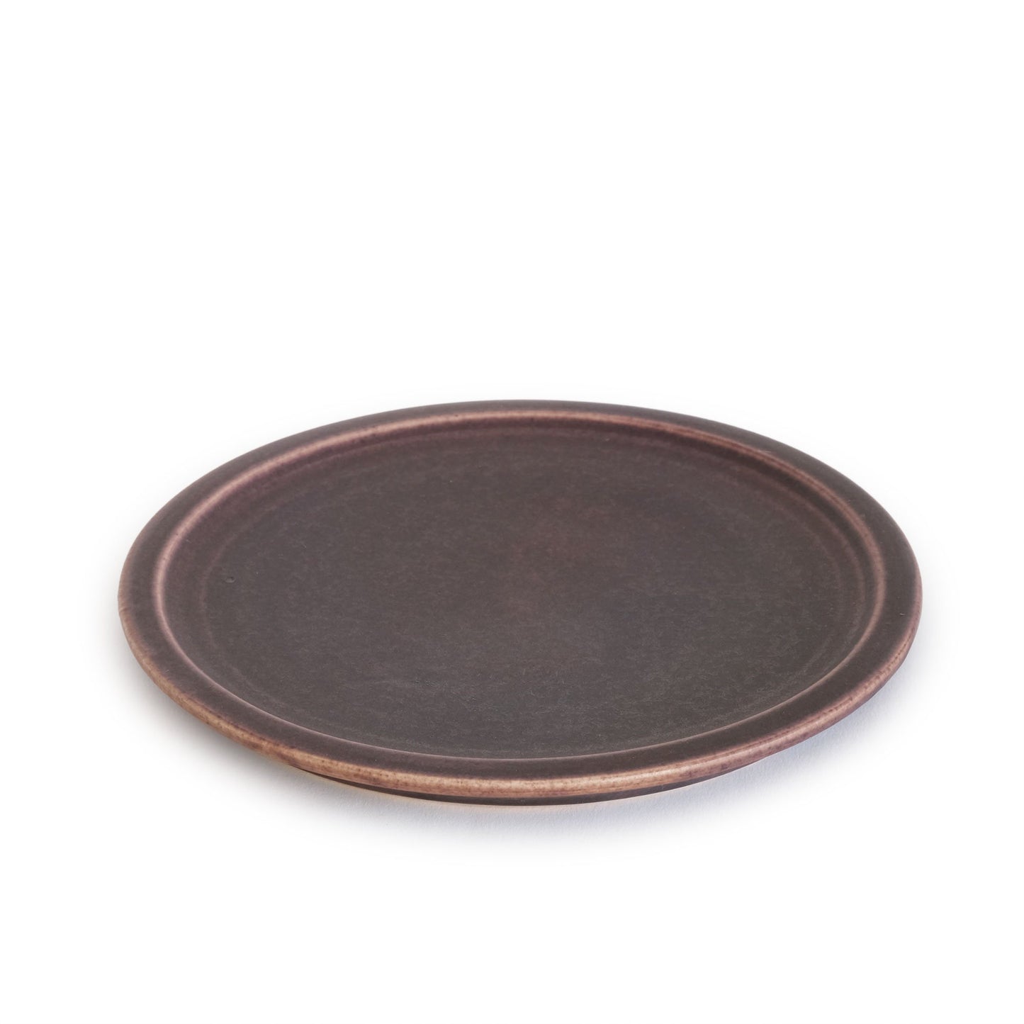 Shizuko Hasuo Round Plate Purple 18cm