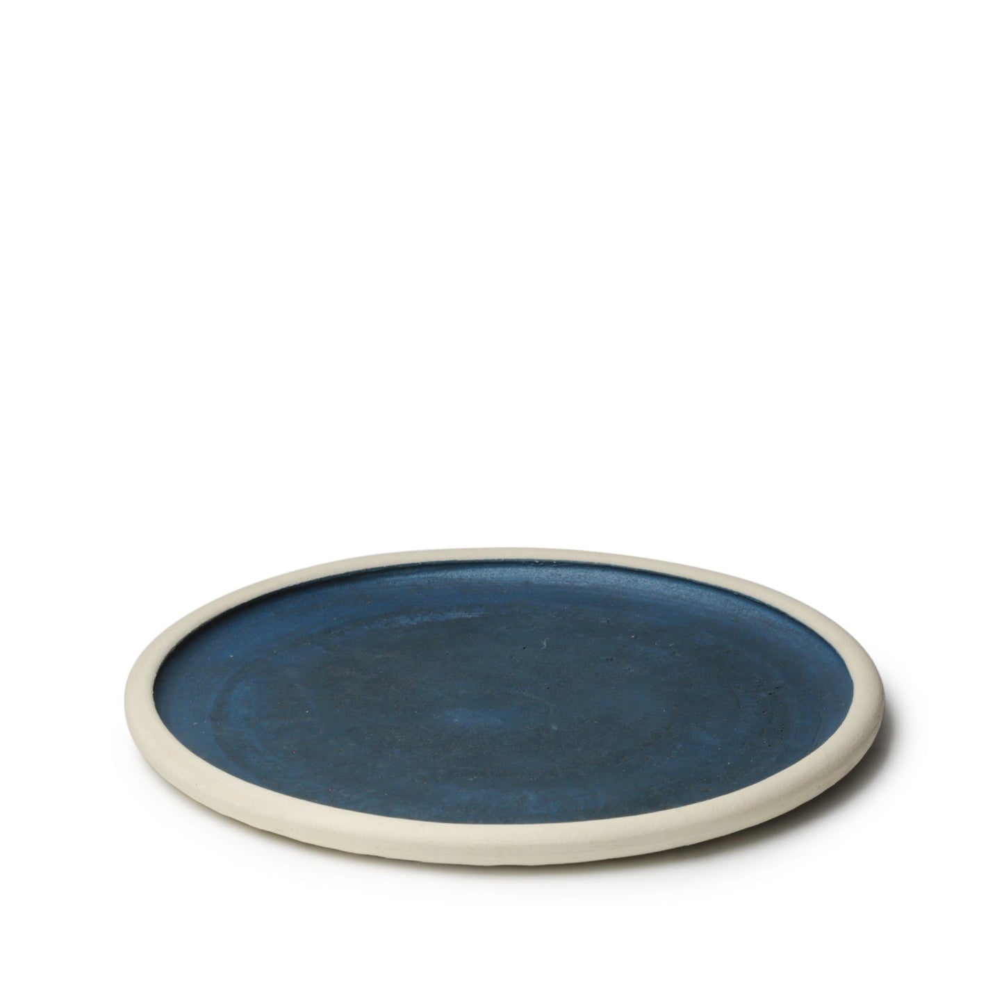 Nobuko Konno Round Plate Blue