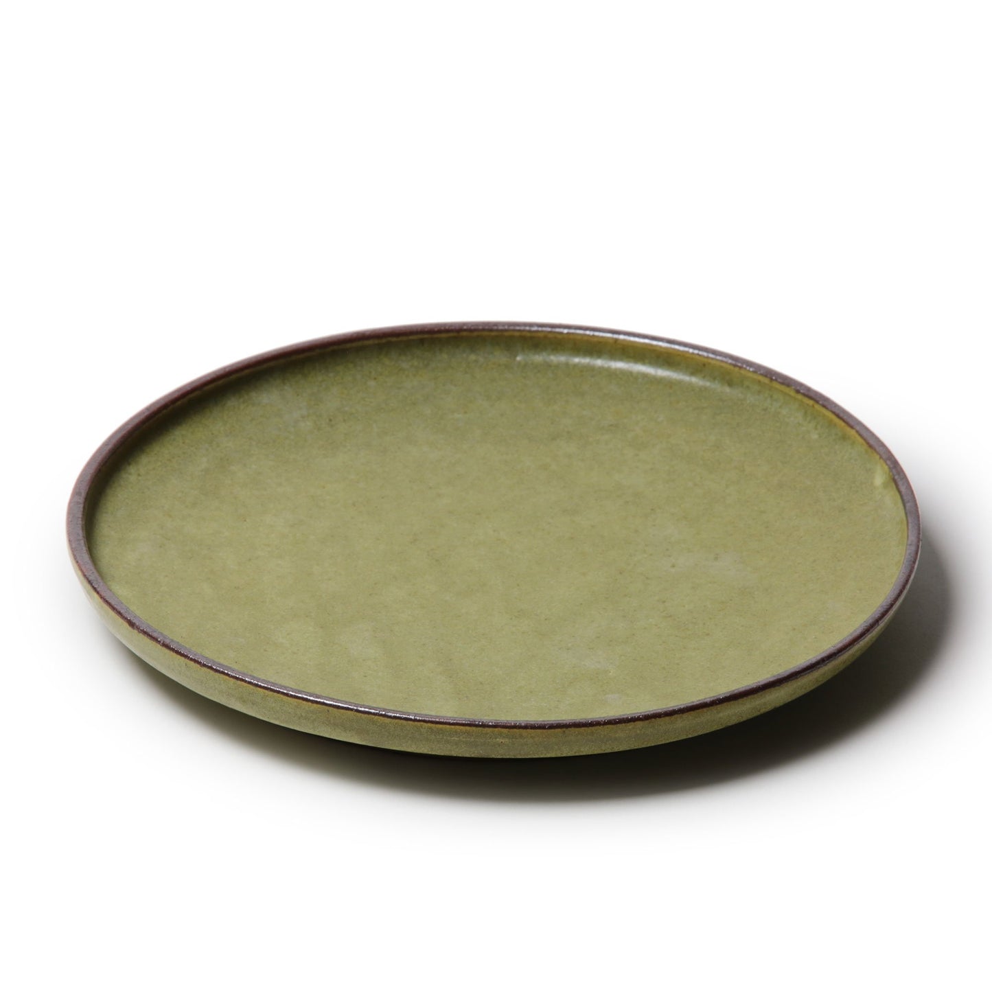 Keiko Nakamura Bon Round Plate L Green
