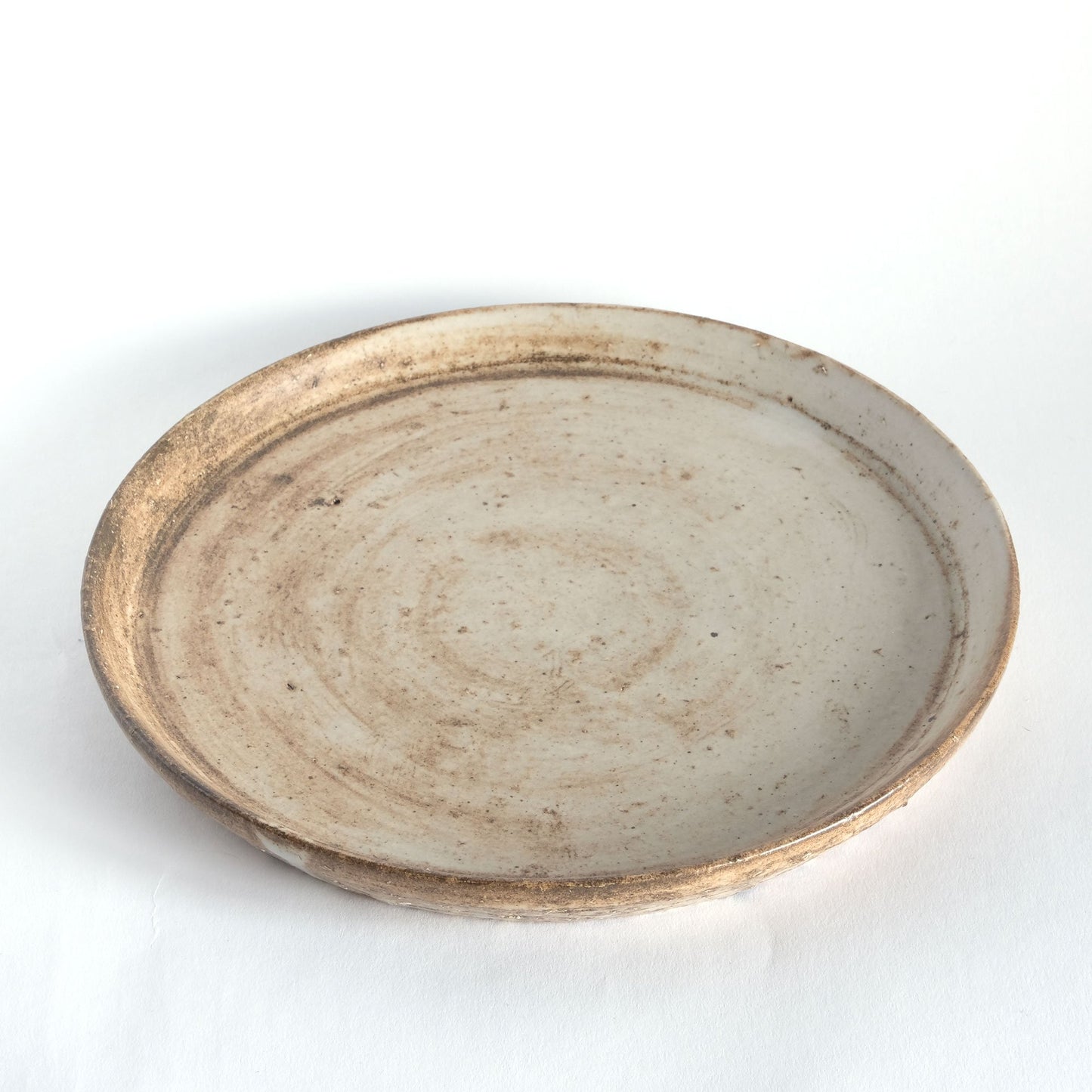 Taichiro Seki Round Plate Matte White L