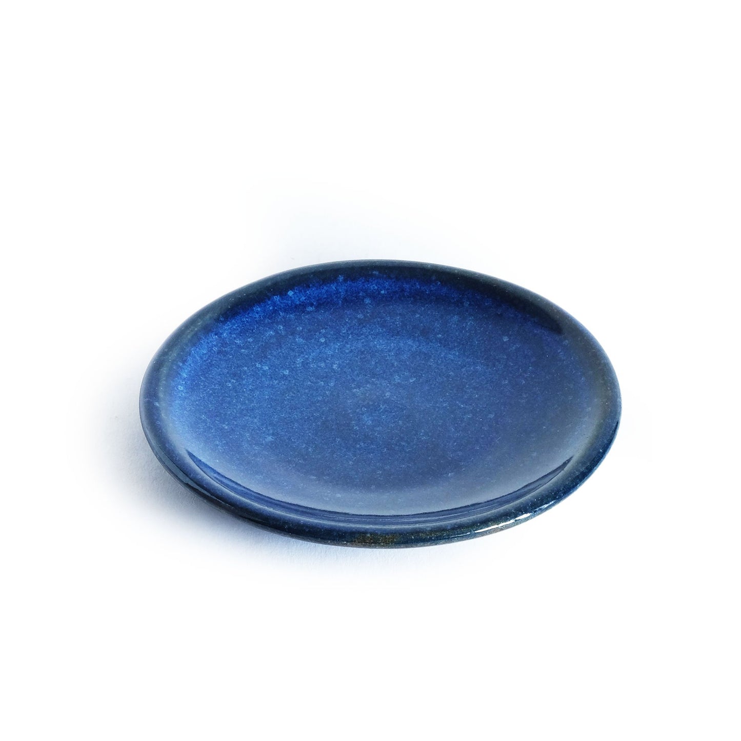Toushi Yachimun Okinawaware Plate Small Deep Sea