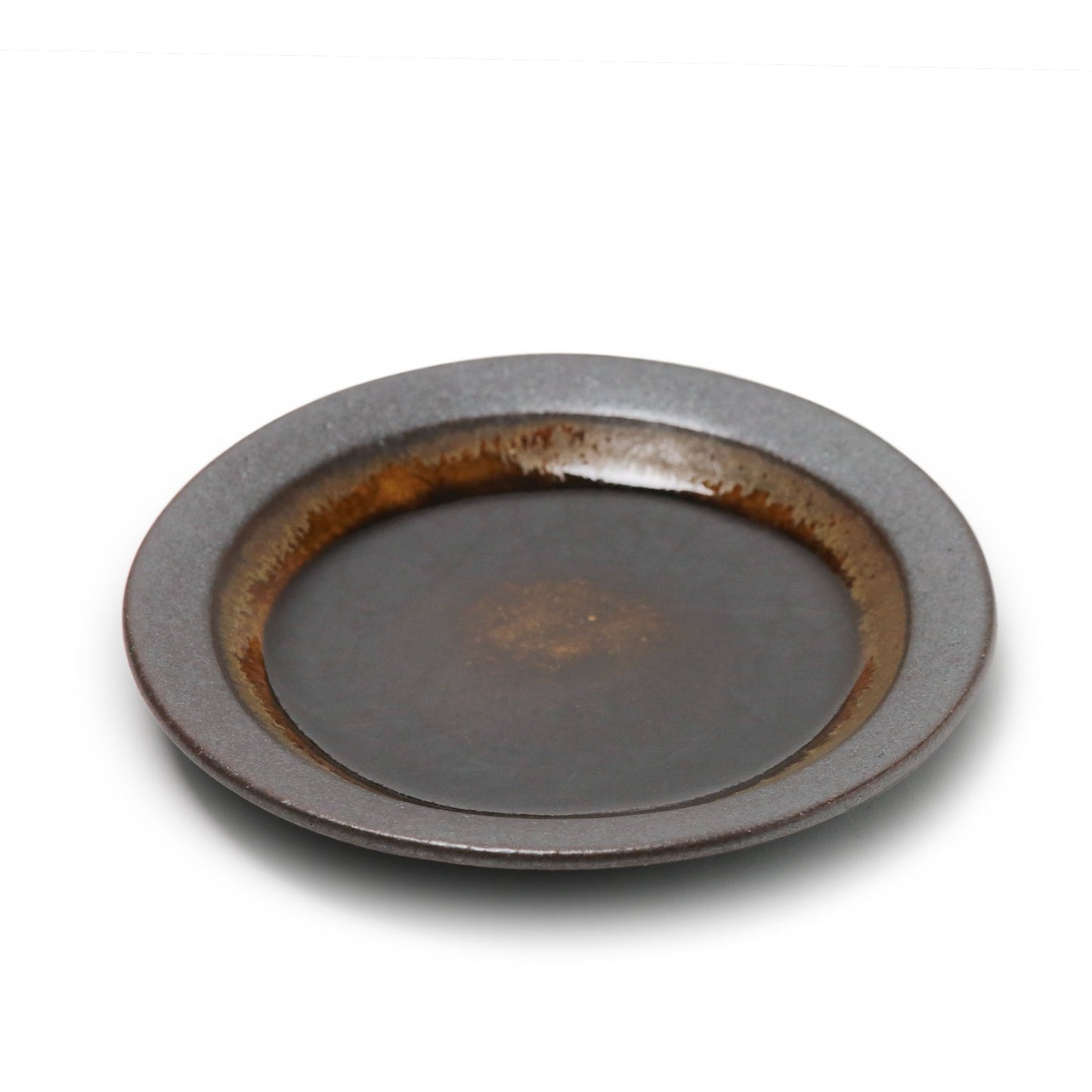 Kei Kawachi Round Plate Amber