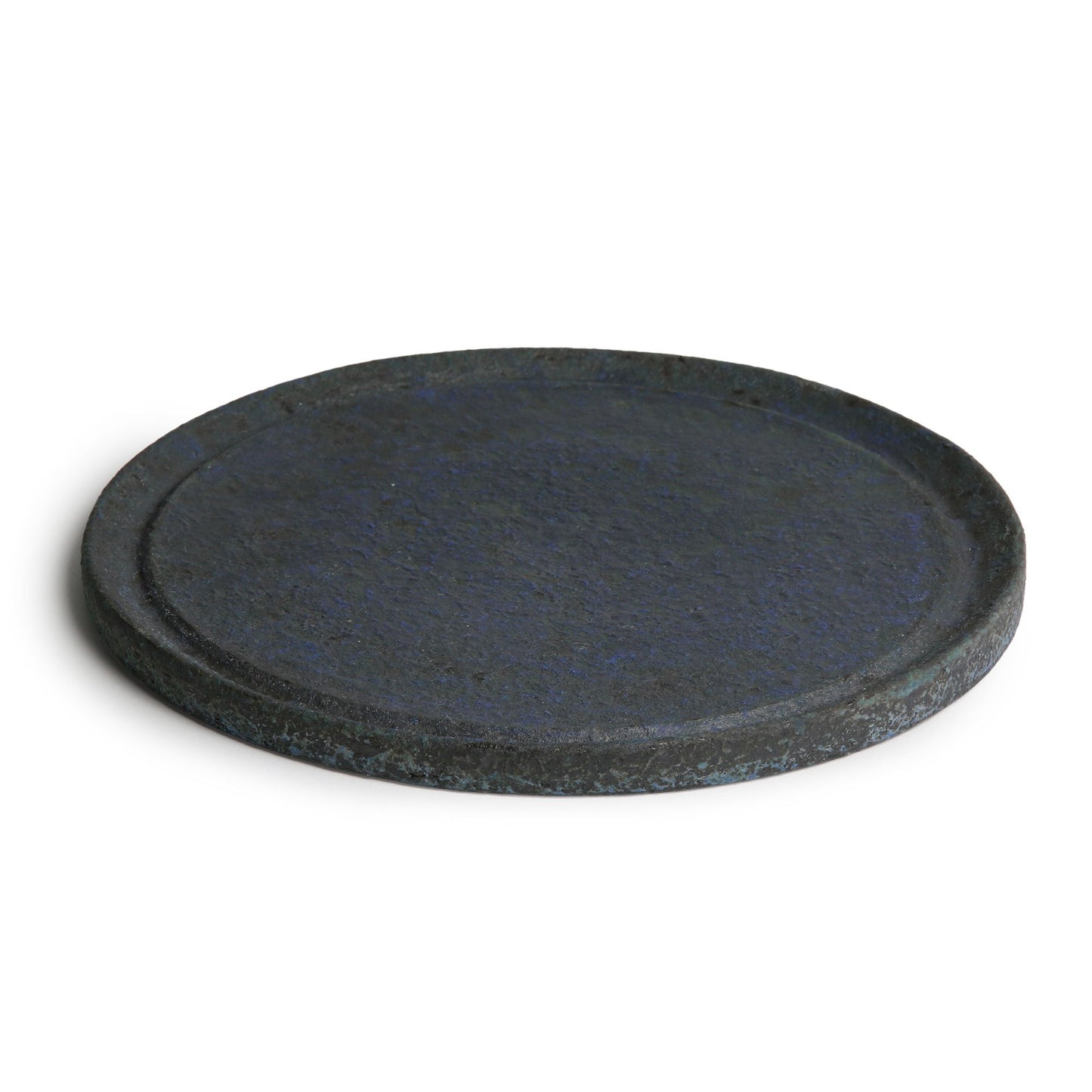 Yusuke Wakasa Round Plate Blue