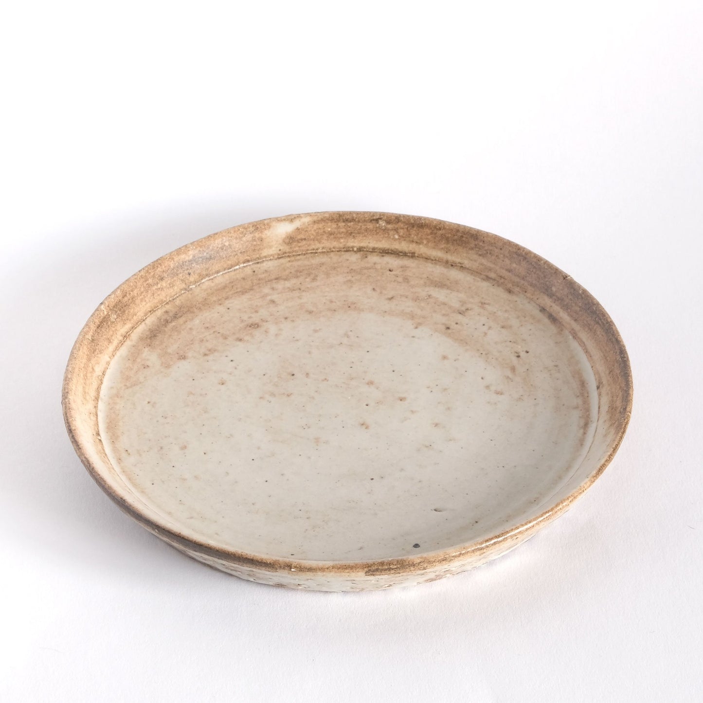 Taichiro Seki Round Plate Matte White M