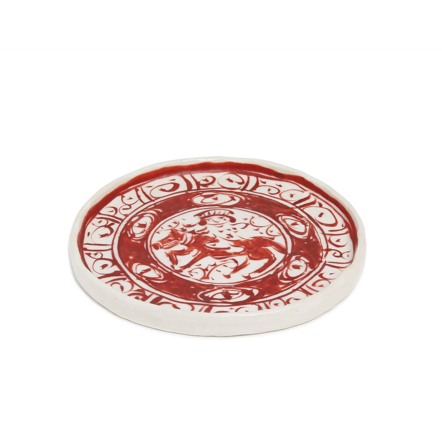 Hiroshi Hanzawa Horse Painted Small Plate