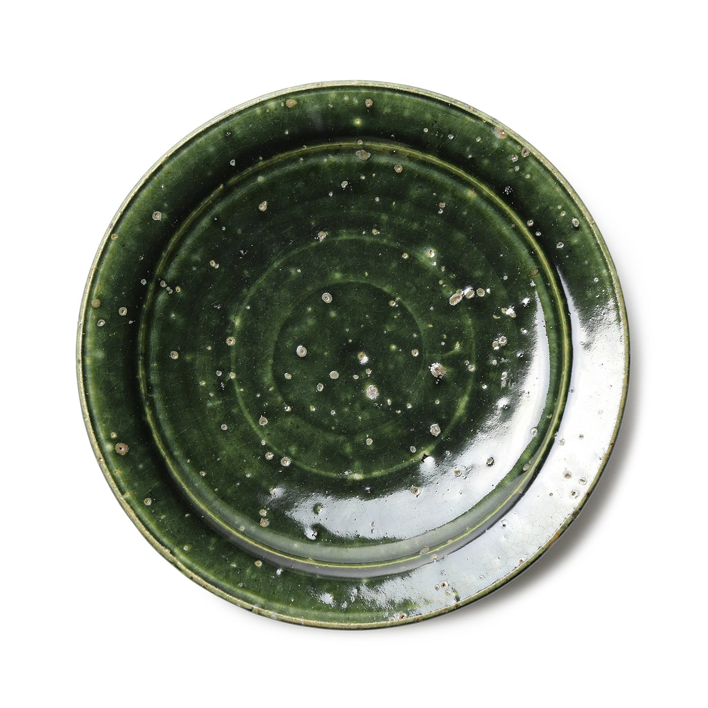 Mahito Kudo Oribe Glaze Dinner Plate