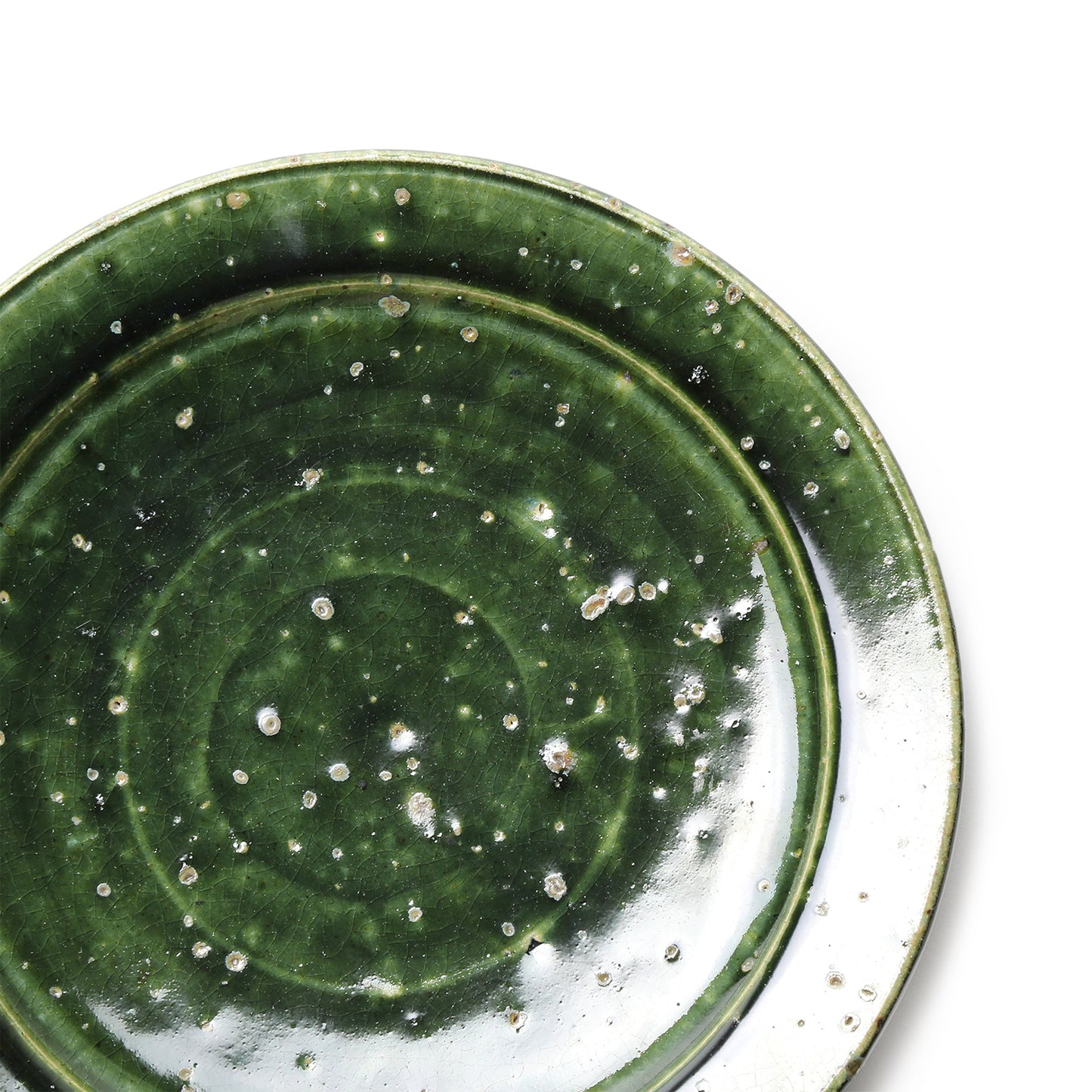 Mahito Kudo Oribe Glaze Dinner Plate