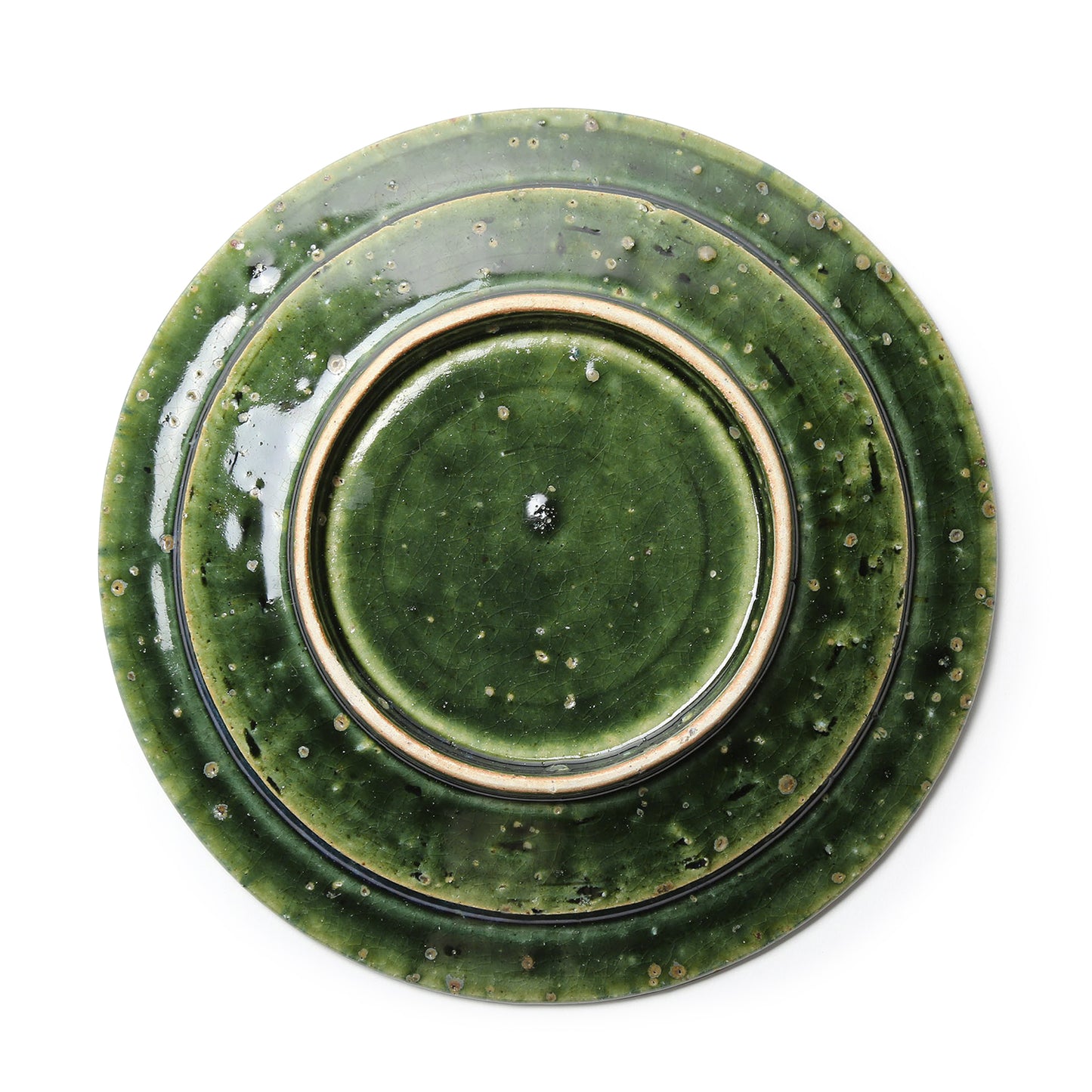 Mahito Kudo Oribe Glaze Dinner Plate