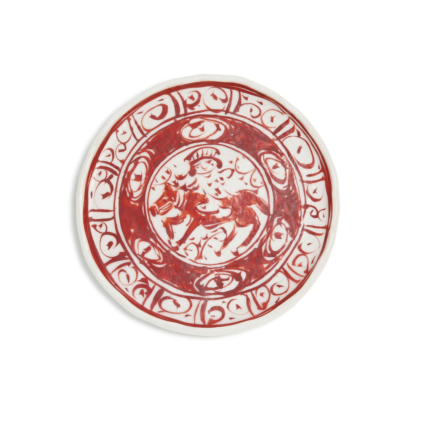 Hiroshi Hanzawa Horse Painted Small Plate