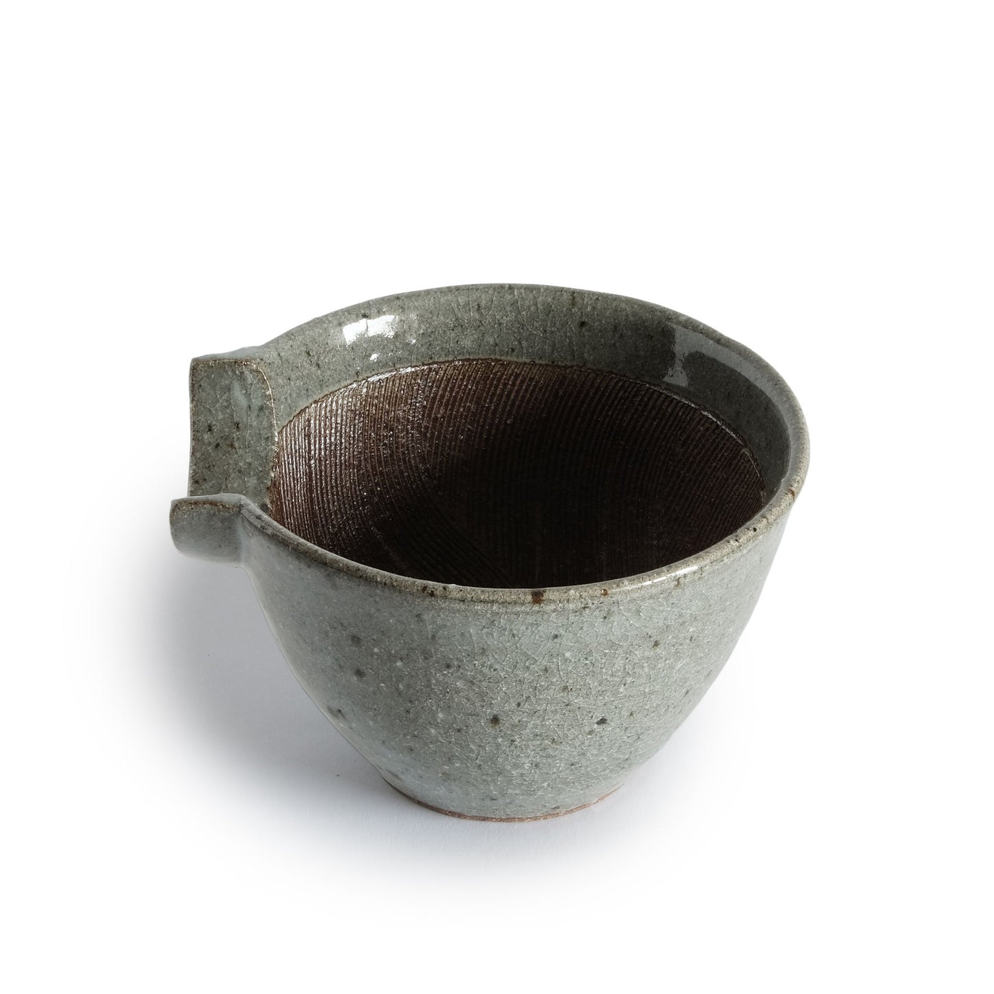 Yamatada Ceramique Mortar Katakuchi Small Grey