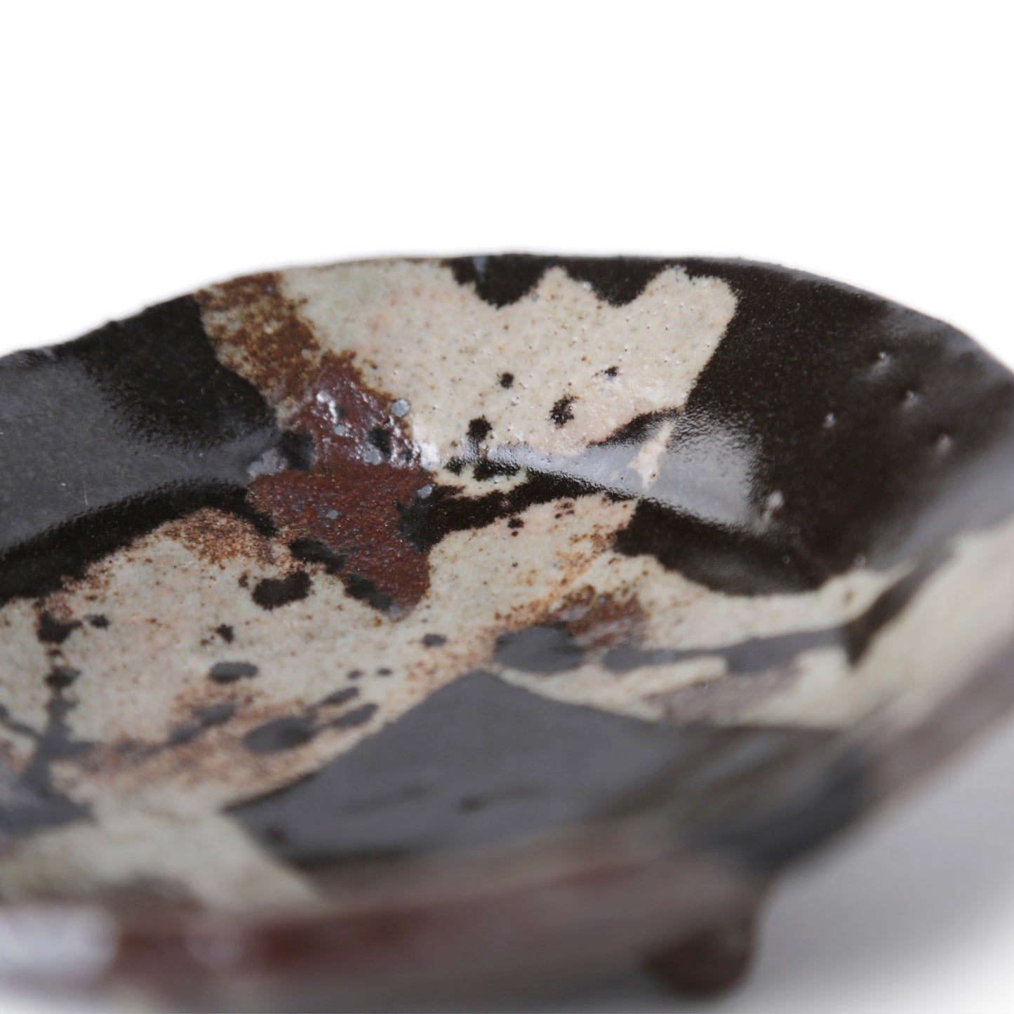 Junri Hamada Kuro Oribe Plate M