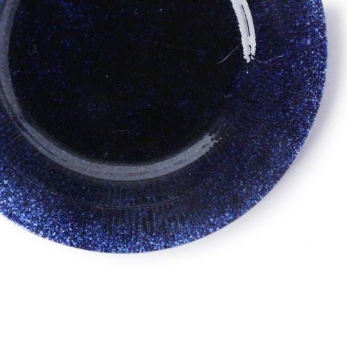 Ota Glass Lab Plate Blue