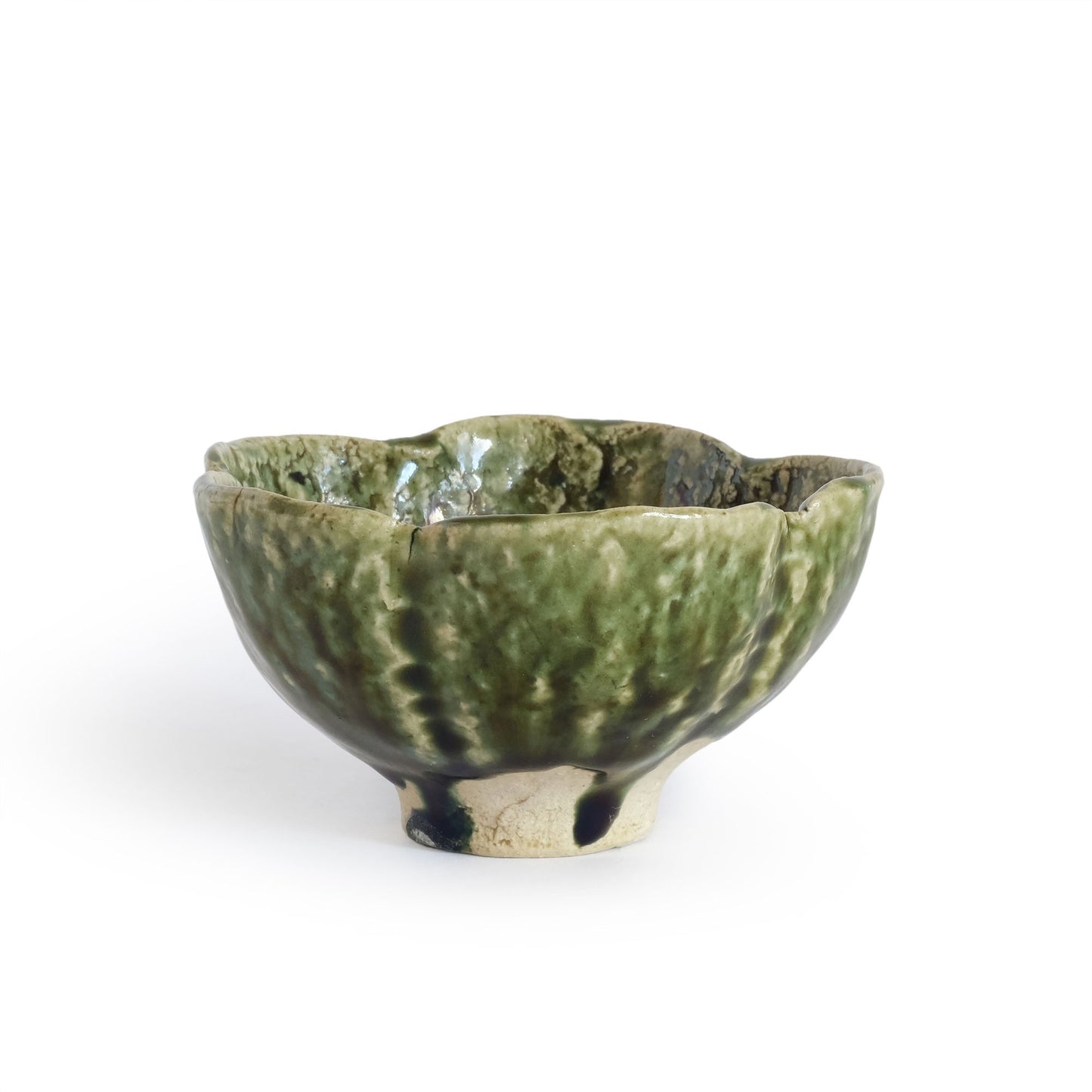 Hiroshi Hanzawa Flower Shaped Small bowl Oribe