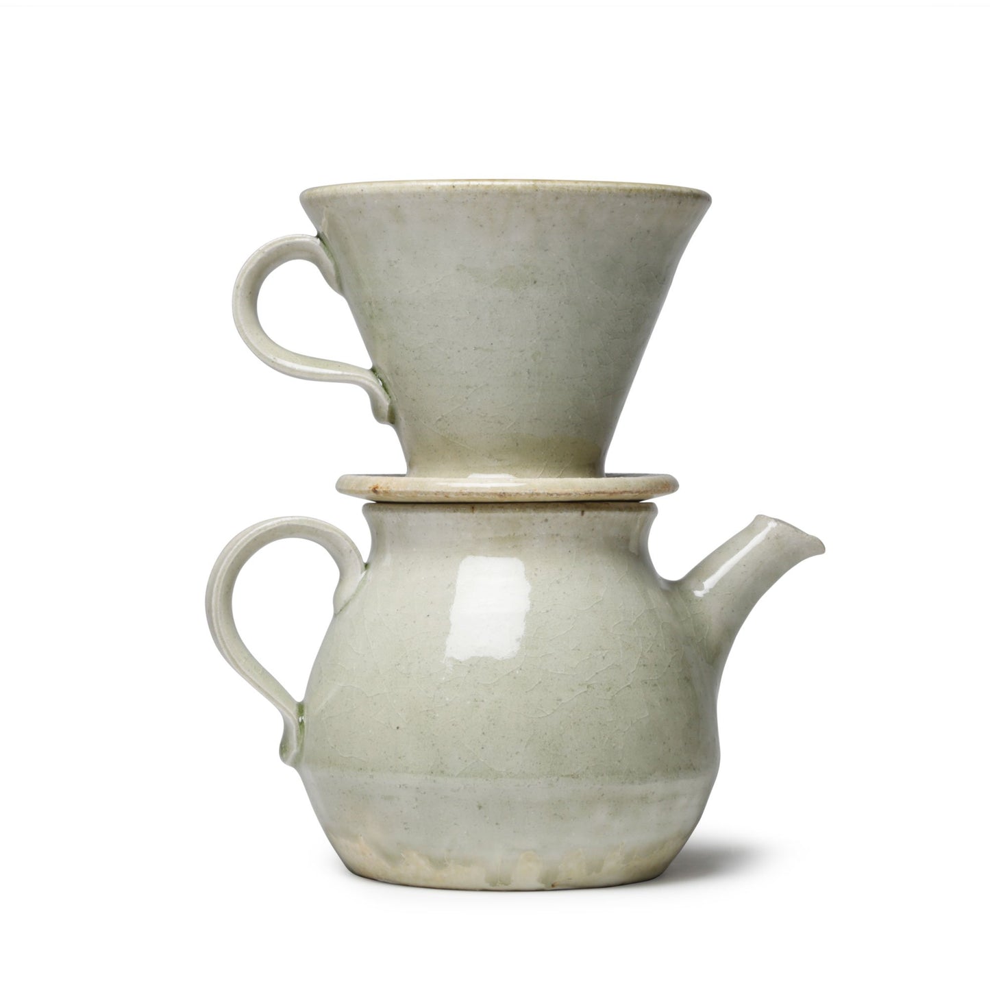 Kei Kawachi Coffee Dripper Set Ash Glaze
