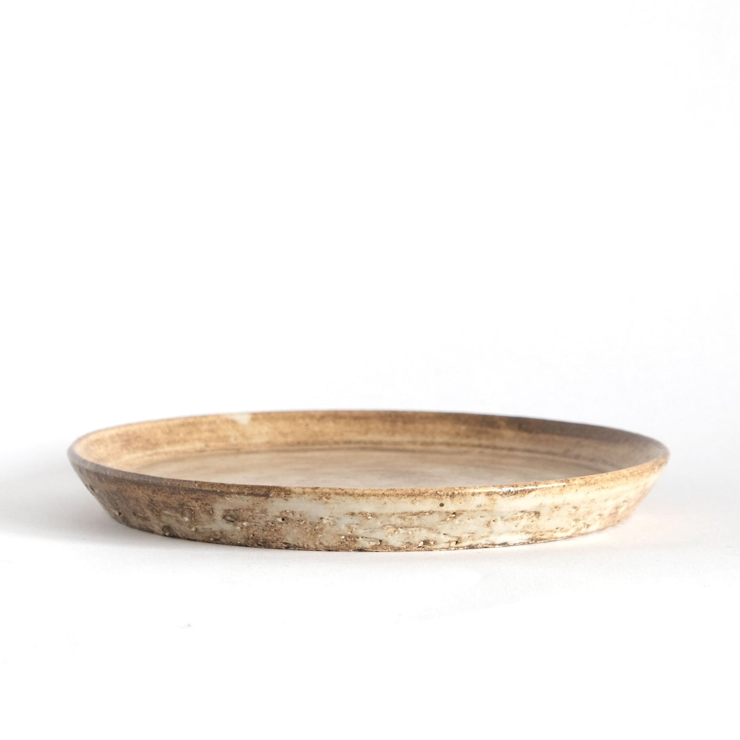 Taichiro Seki Round Plate Matte White M