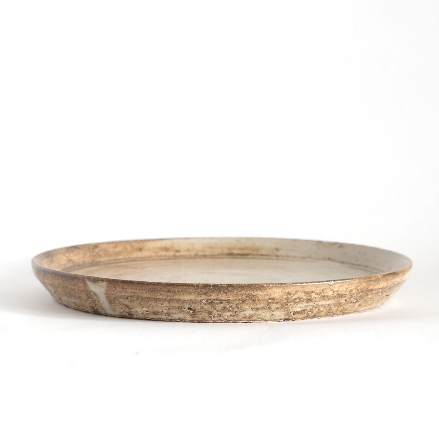 Taichiro Seki Round Plate Matte White L