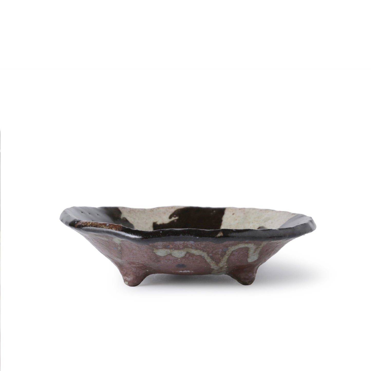 Junri Hamada Kuro Oribe Plate M
