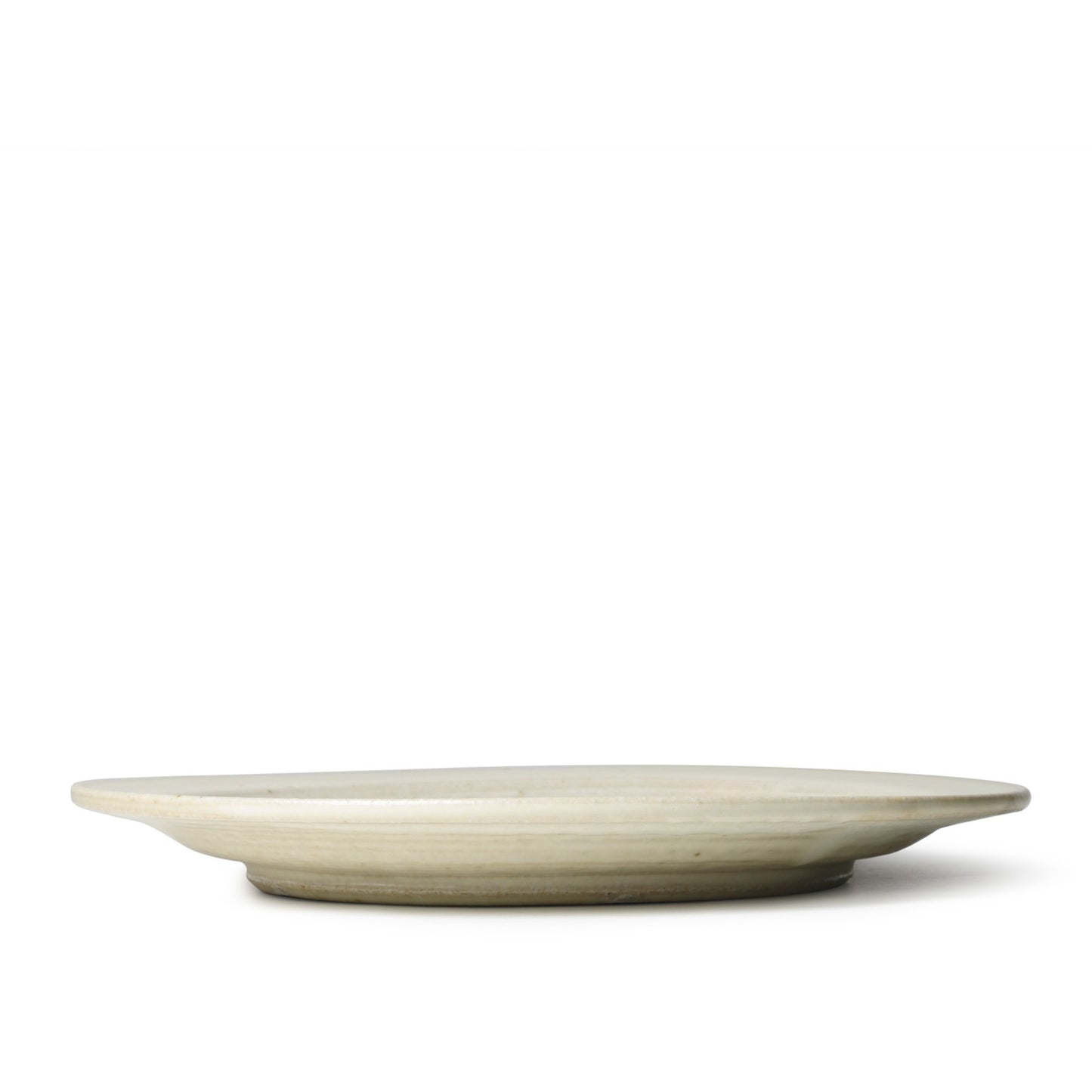 Kei Kawachi Large Round Dinner Plate Ash Glaze