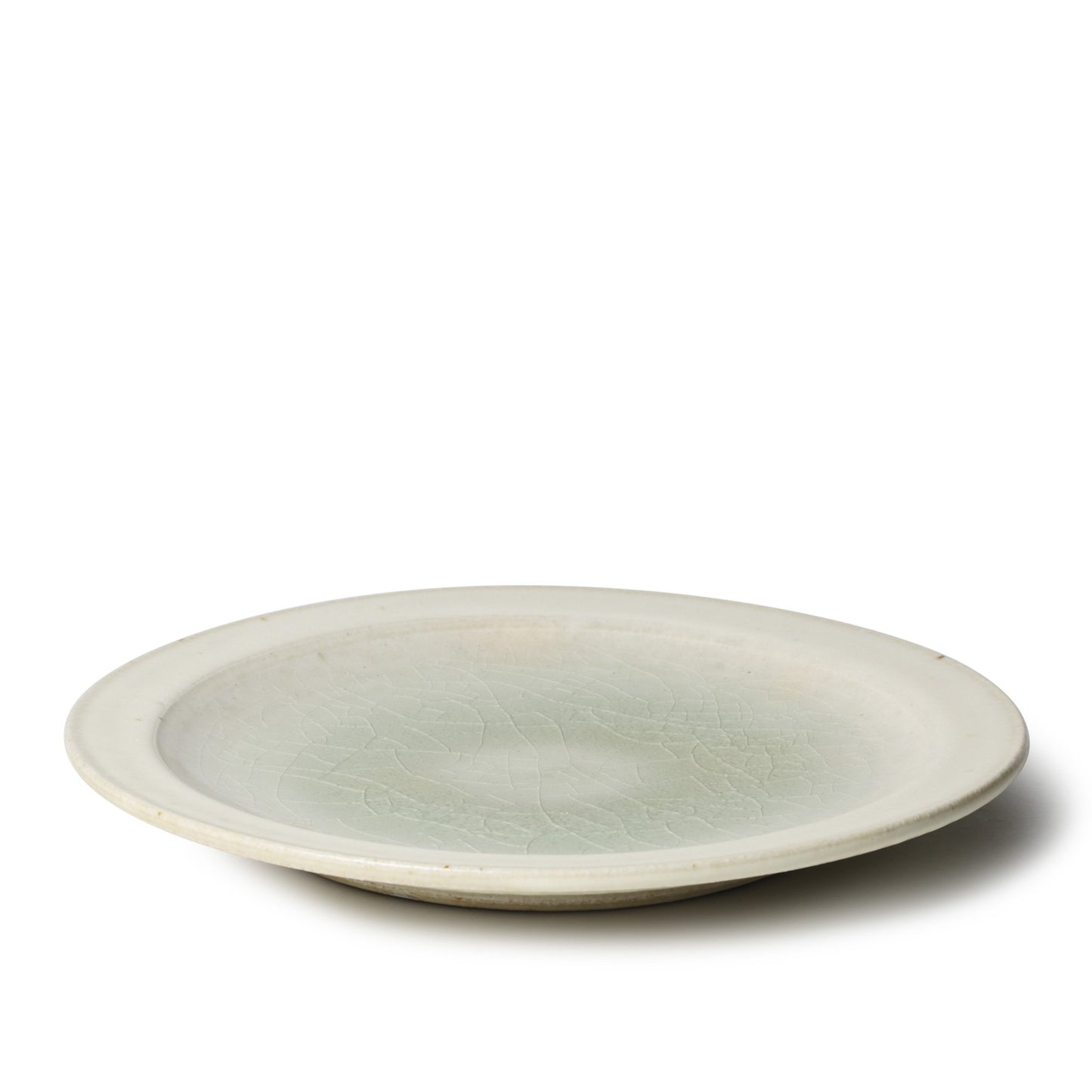 Kei Kawachi Large Round Dinner Plate Ash Glaze