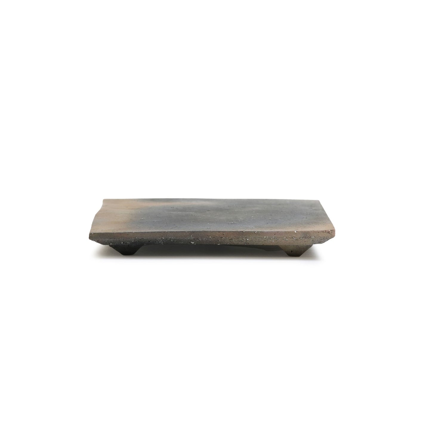 Nobuhito Nakaoka Tanka Yakishime Square Plate