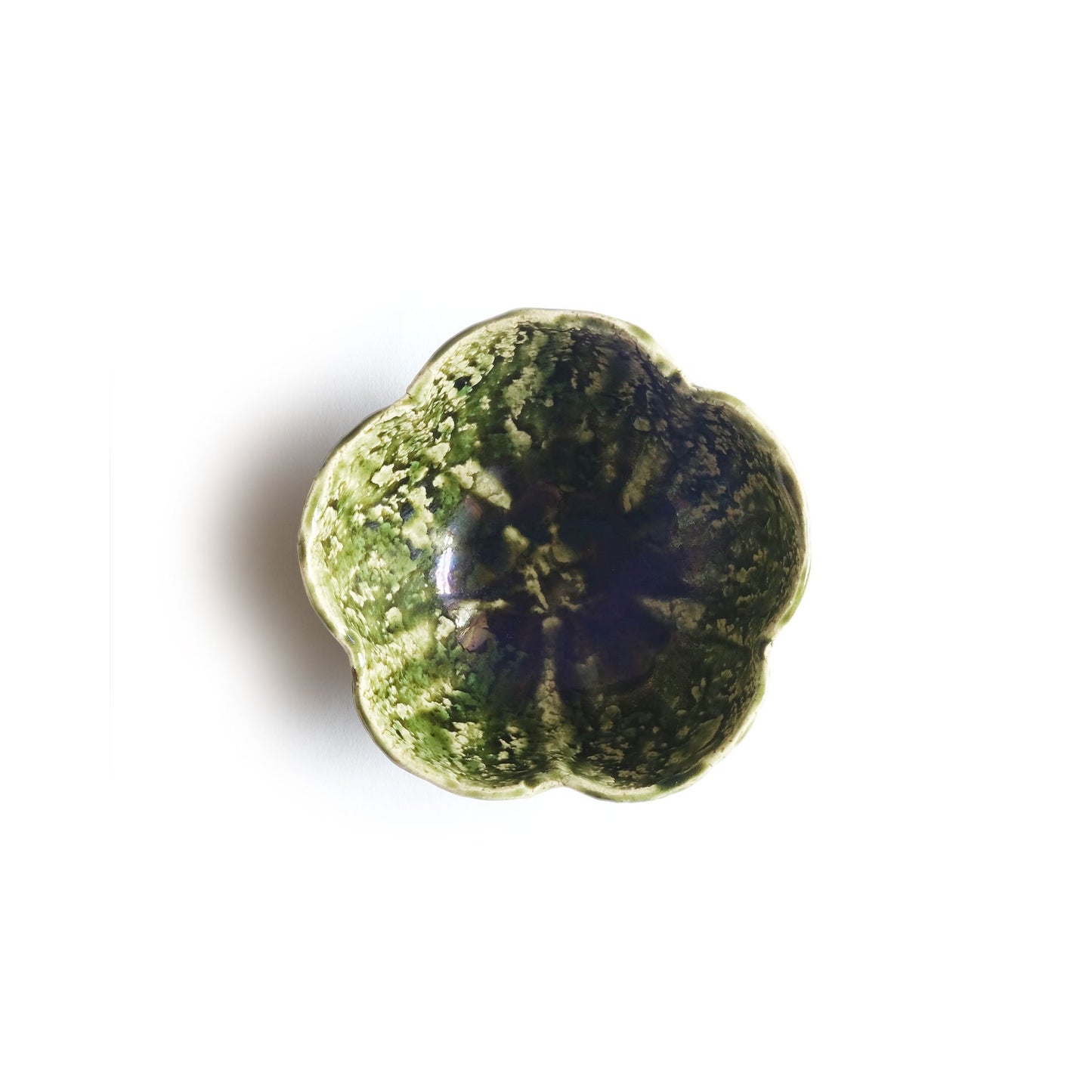 Hiroshi Hanzawa Flower Shaped Small bowl Oribe