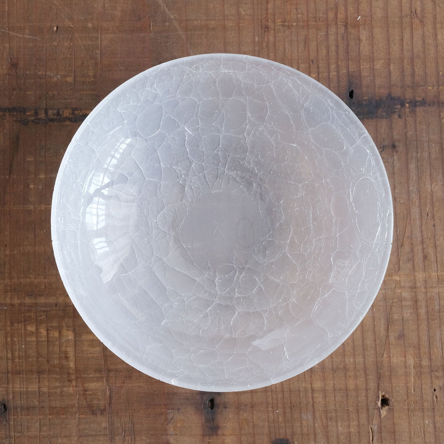 Daisaku Hashimura Crack Glass Shallow Bowl Cloud