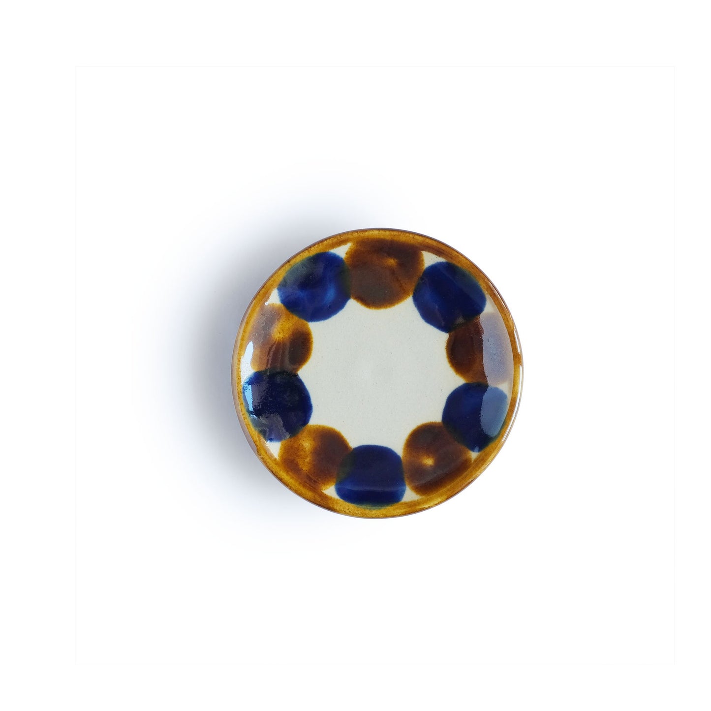 Toushi Yachimun Okinawaware Plate Small Ring