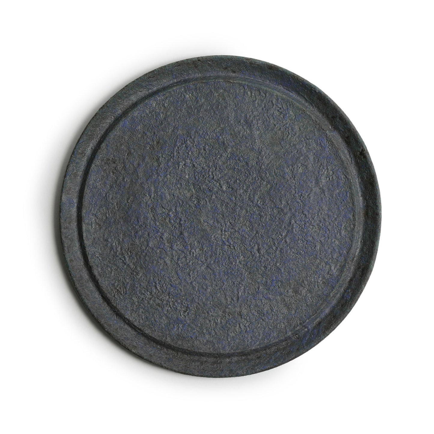 Yusuke Wakasa Round Plate Blue