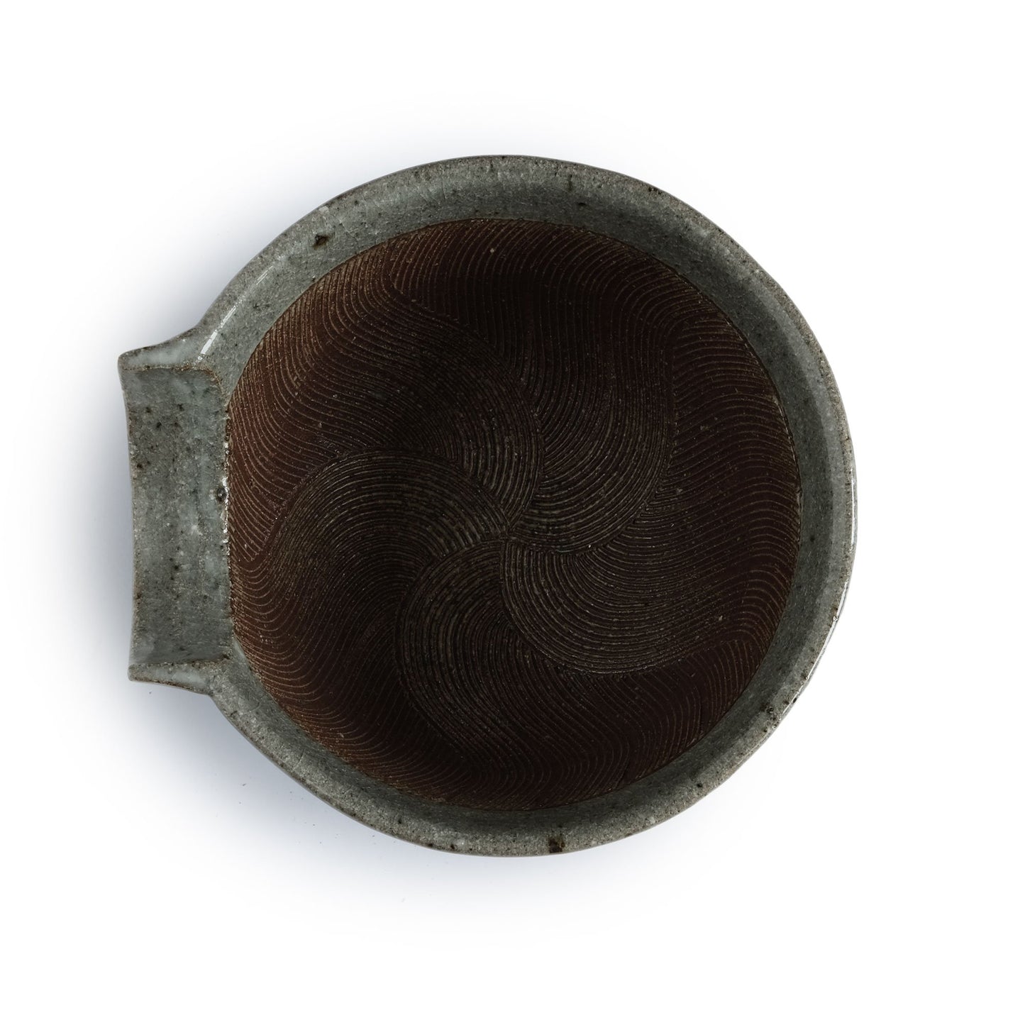 Yamatada Ceramique Mortar Katakuchi Small Grey