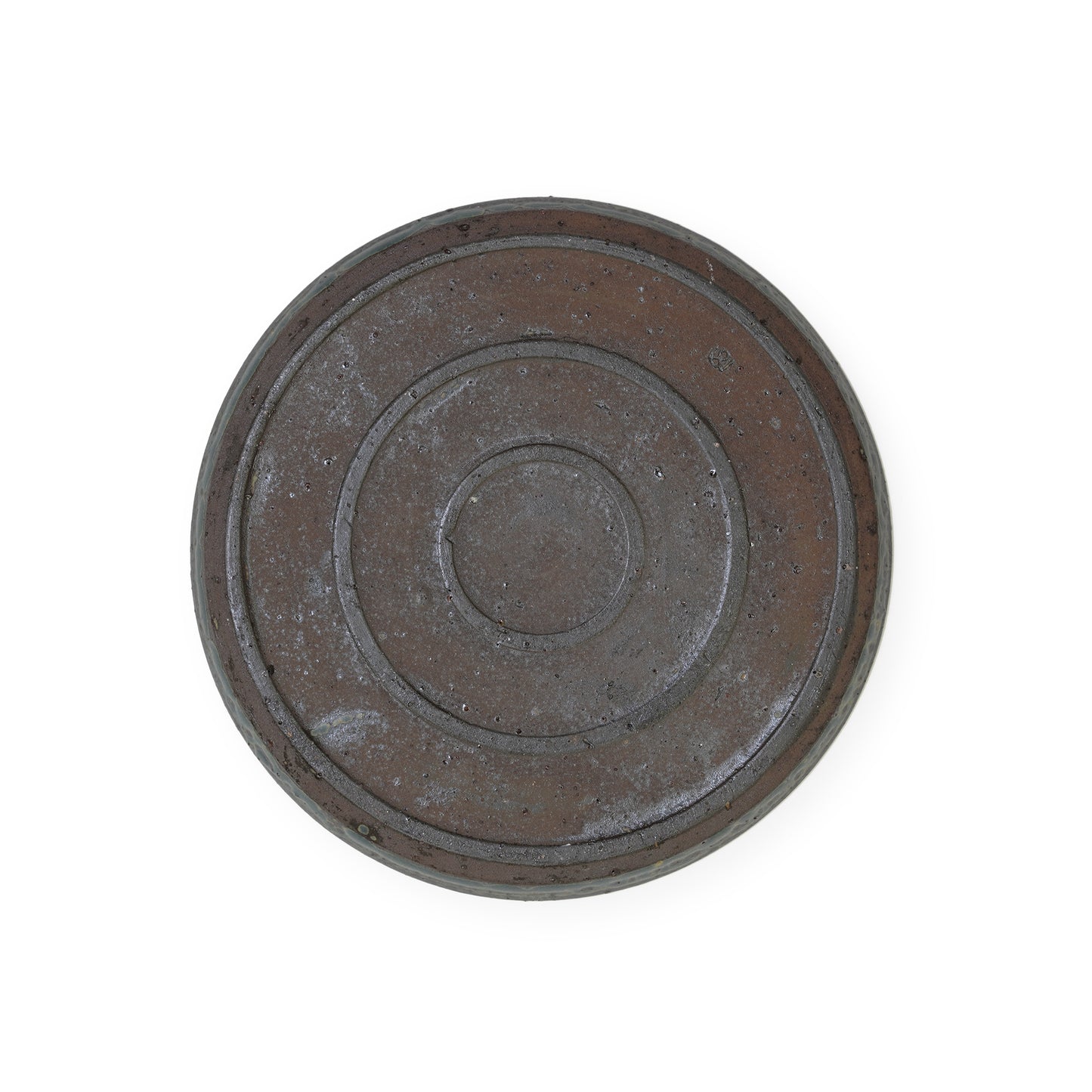 Futoshi Yamashita Volcanic Ash Glaze Indigo Plate
