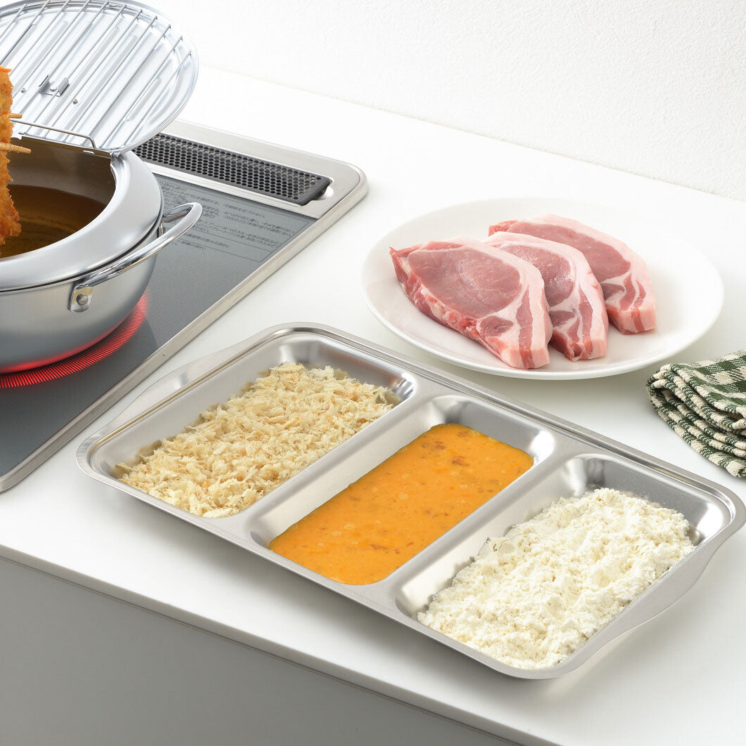 Stainless Steel 3-row Tray
