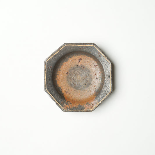 Keiji Tanaka Octagon Plate Nanban Woodfired