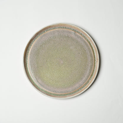 Yusuke Wakasa Round Plate Natural Ash Glaze