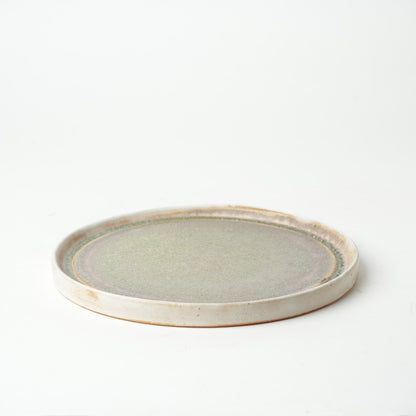 Yusuke Wakasa Round Plate Natural Ash Glaze