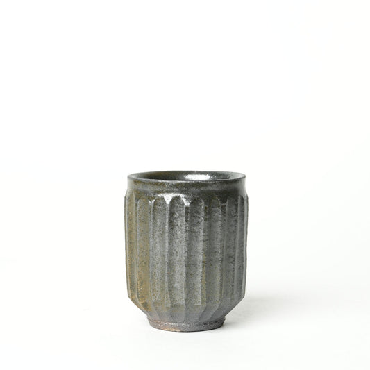 Ryutagama Takashi Nakazato Yunomi Shinogi Black Glaze