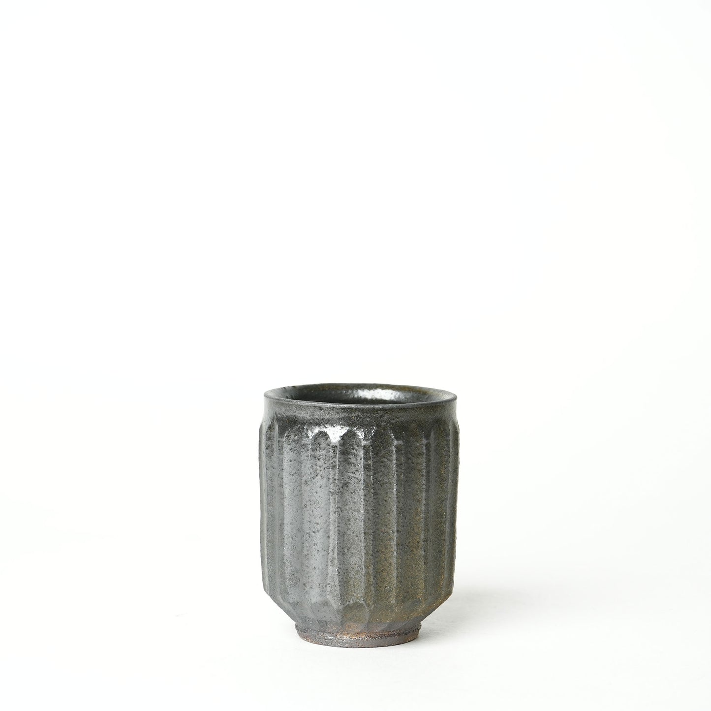 Ryutagama Takashi Nakazato Yunomi Shinogi Black Glaze