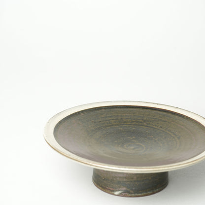Ryutagama Taki Nakazato Koudai Plate Black Glaze