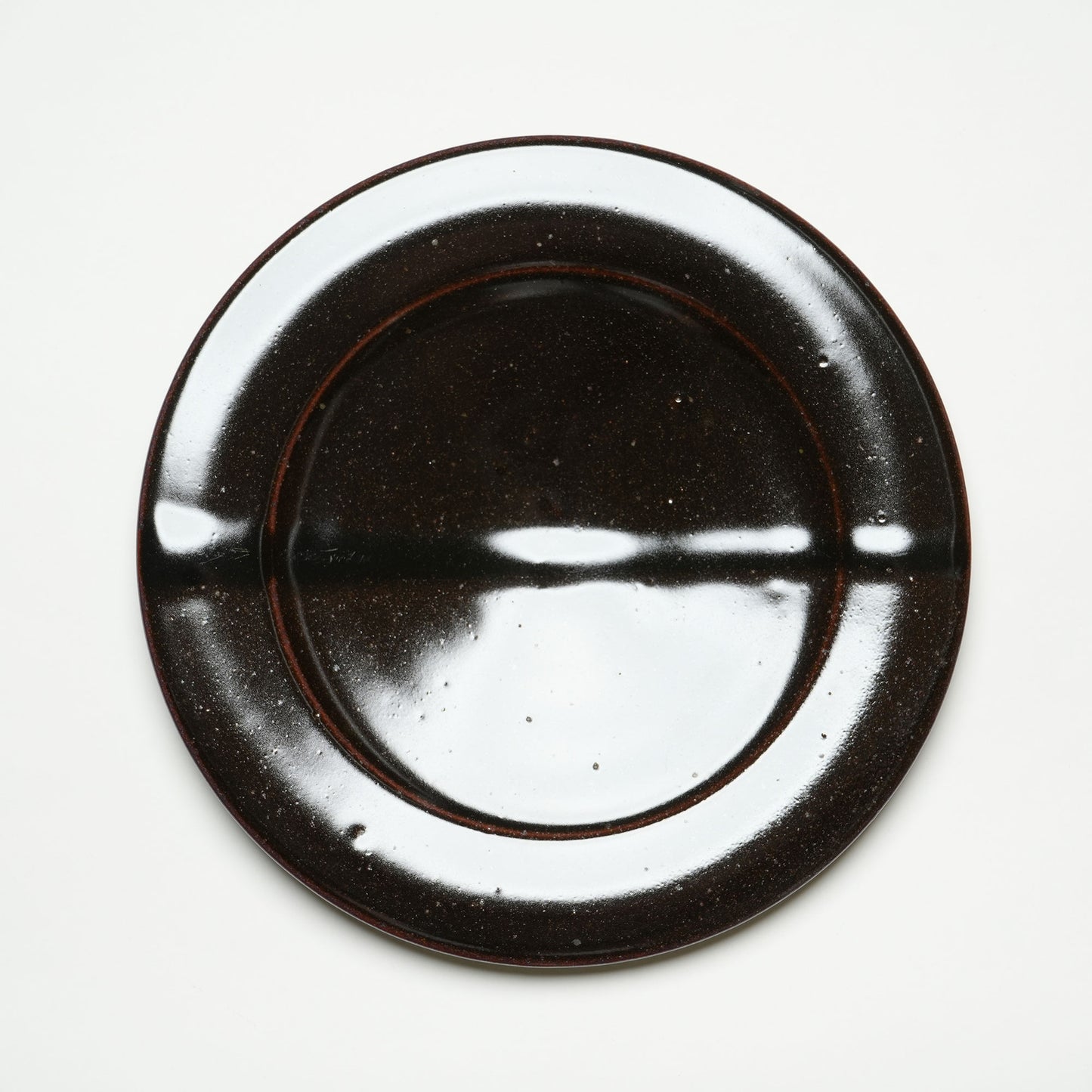 Ryutagama Taki Nakazato Dinner Plate Black Glaze