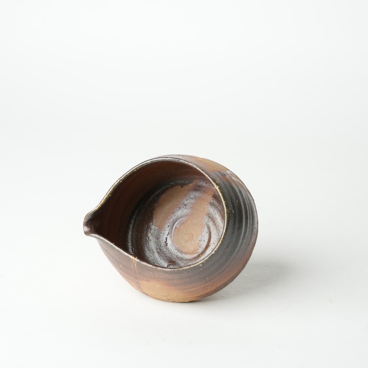 Ichiro Mori Katakuchi Sake Server Bizen Woodfired