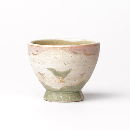 Izumi Sakai Guinomi Sake Cup with gold