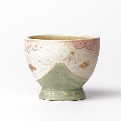 Izumi Sakai Guinomi Sake Cup with gold