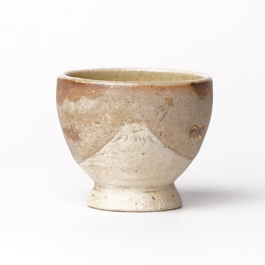 Izumi Sakai Guinomi Sake Cup with gold