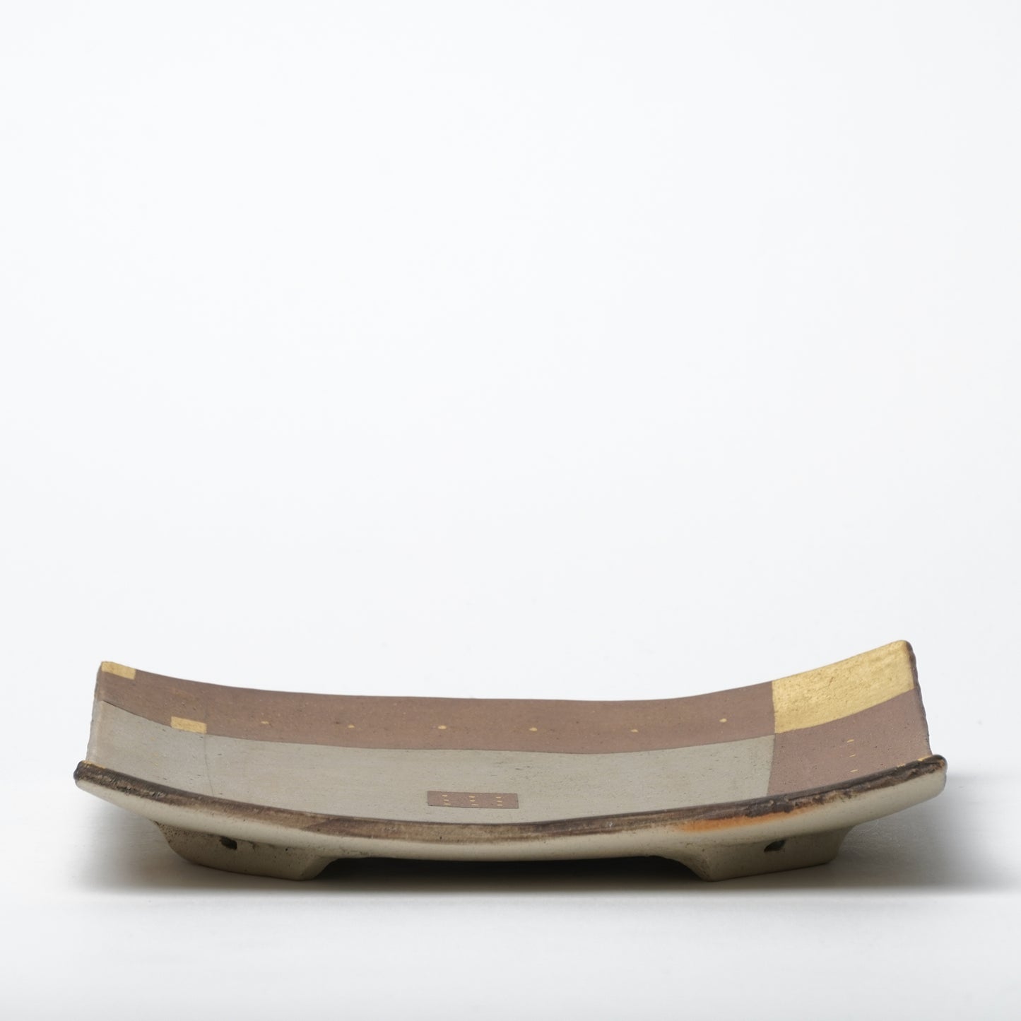 Izumi Sakai Square Plate with gold