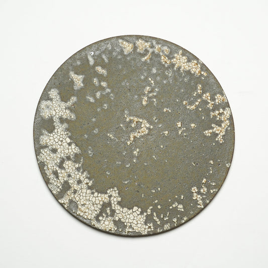 Futoshi Yamashita Volcanic Pottery Dinner Plate