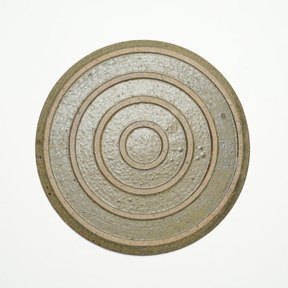 Futoshi Yamashita Volcanic Pottery Dinner Plate