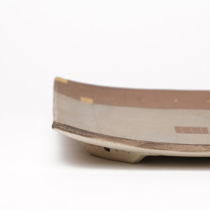 Izumi Sakai Square Plate with gold