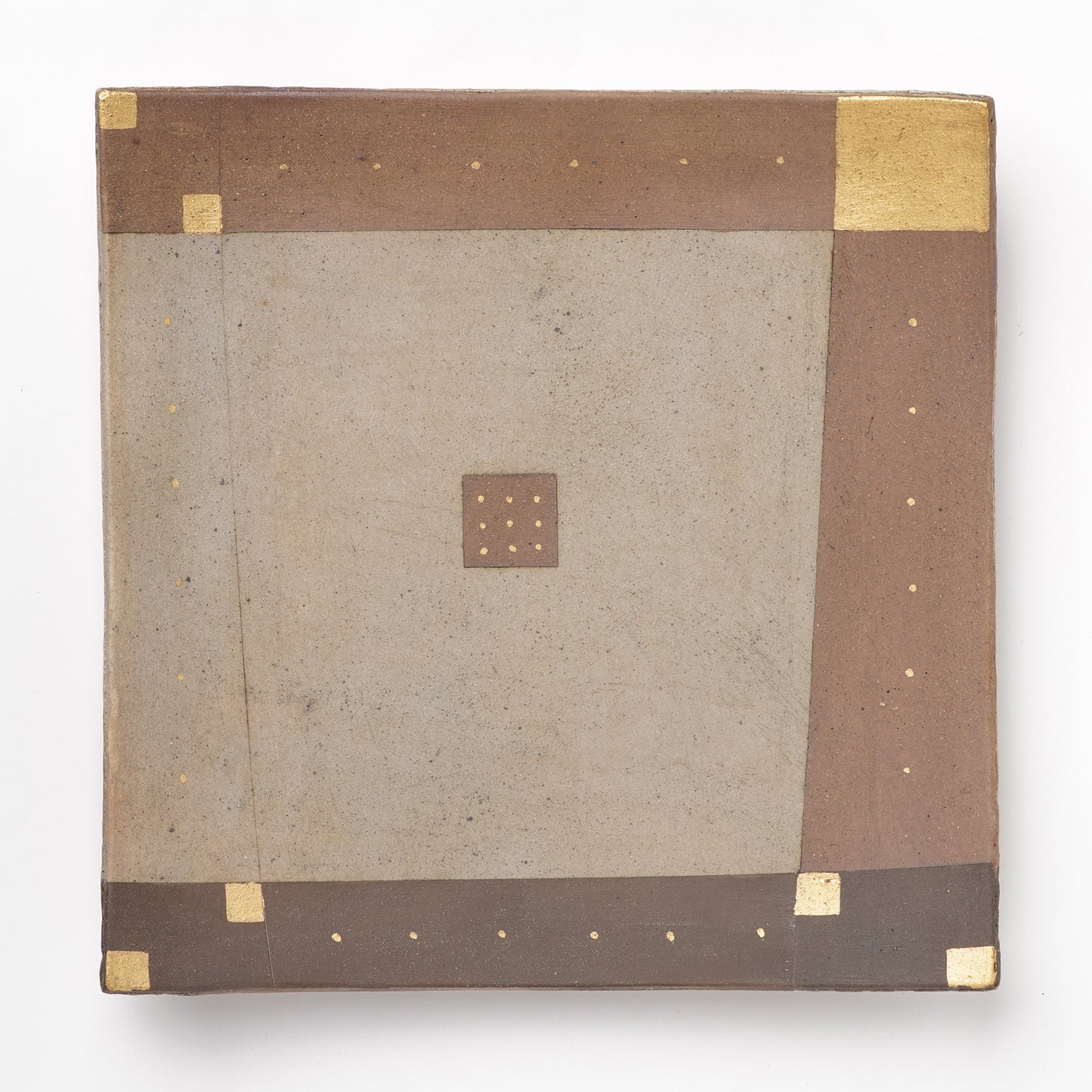 Izumi Sakai Square Plate with gold