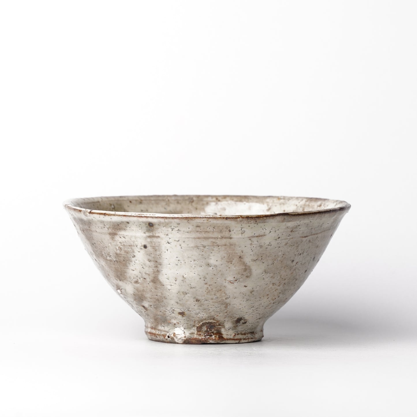Mino Woodfired Exhibition Enya Nukaga Rice Bowl Chawan Kohiki