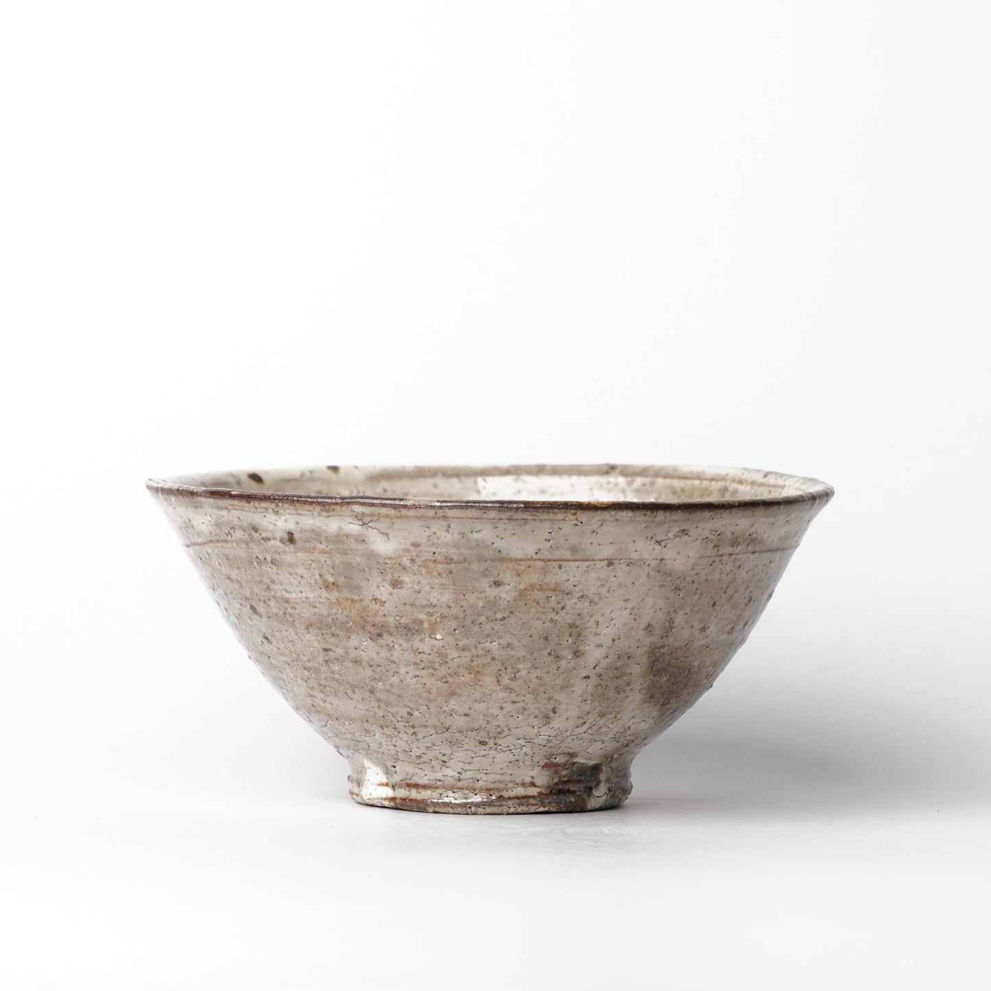 Mino Woodfired Exhibition Enya Nukaga Rice Bowl Chawan Kohiki