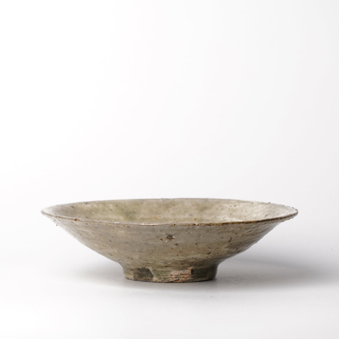 Mino Woodfired Exhibition Enya Nukaga Shallow Bowl Kohiki